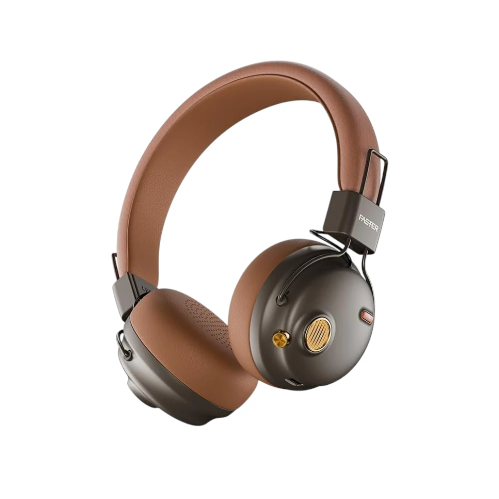Faster S8 Rove Over Ear Headphones- Advanced ANC 5.3 Bluetooth Wireless Headphones 43H Playtime- 40mm Drivers Type-C Charging Hands Free Calls Deep Bass Lightweight Sports Gym Travel