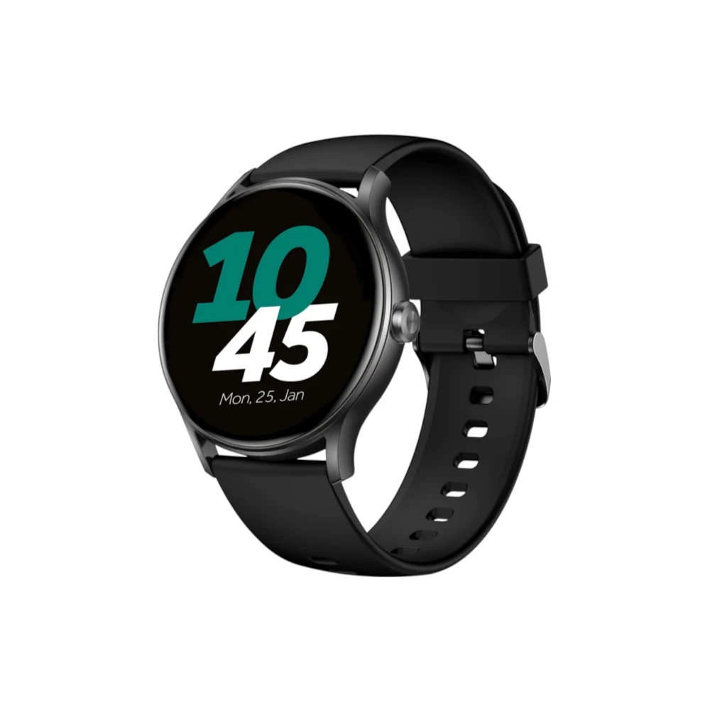 Faster Nerv Watch SE- Special Edition Smart Watch 280 mAh Battery Health Monitoring Fitness Tracking- Smart Watch for Women and Men 1.39 Inches HD Display Screen 240x240 Resolution (Black)