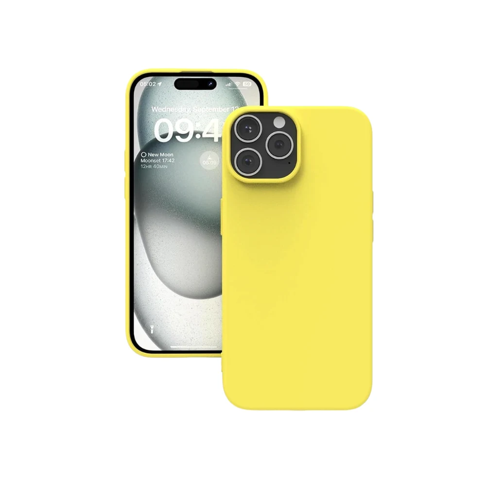 Silicone Case for iPhone 15 Pro / Pro Max, Soft-Touch, Shockproof, DustProof, Antiskid Full Body Armour Phone Cover for Apple iPhone 15 Pro / Pro Max