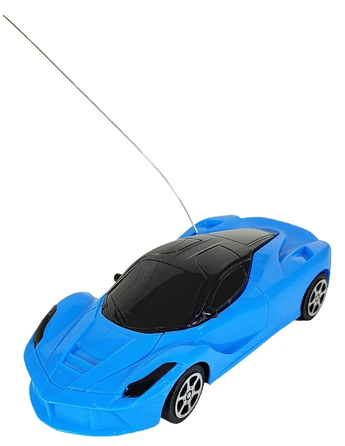 Humaira Plastic RC Modern 3D Light Remote Control Car, Multicolor Wireless 1:20 Scale Gift Toy for Kids Boys