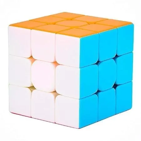 3x3 Speed Cube Puzzle | Smooth Magic Cube for Kids & Adults | Stickerless Rubix Cube Brain Teaser Game