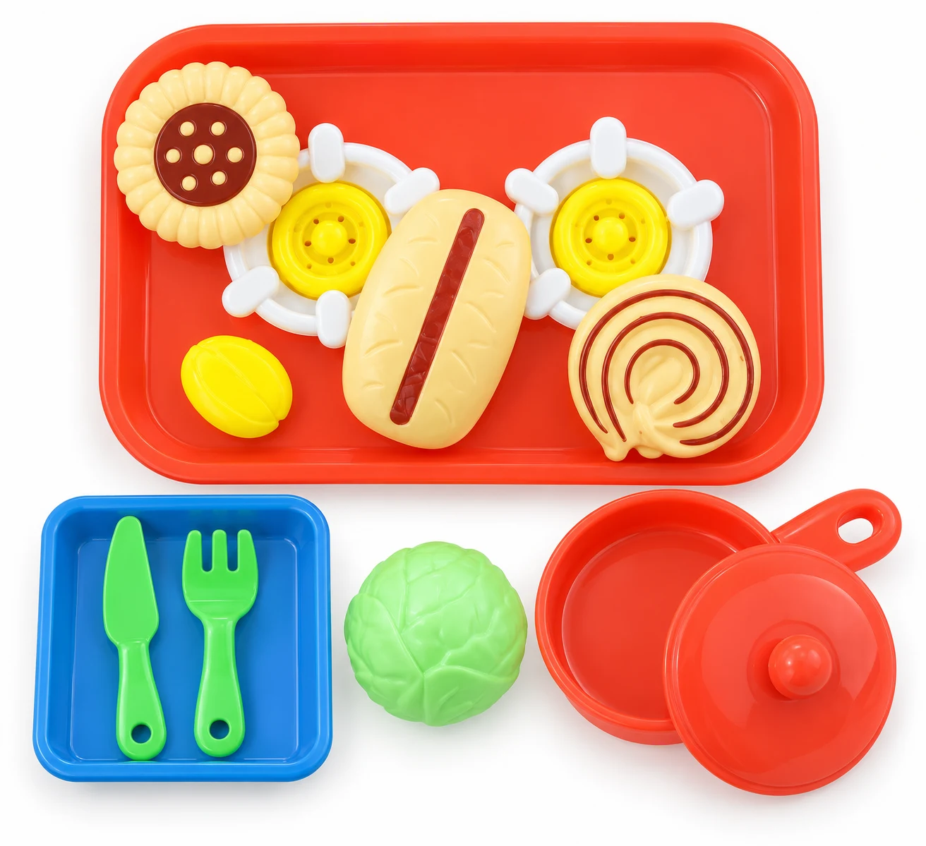 Kids’ Pretend Kitchen & Food Play Set