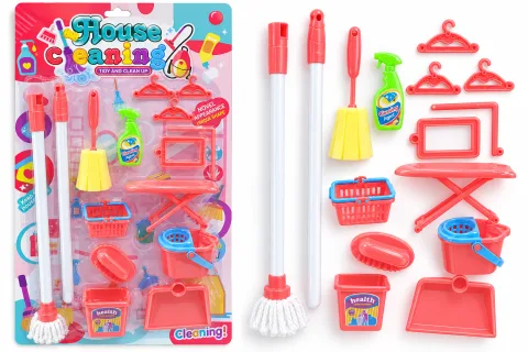 Coral Pretend Cleaning Tools Flat Lay-2.png