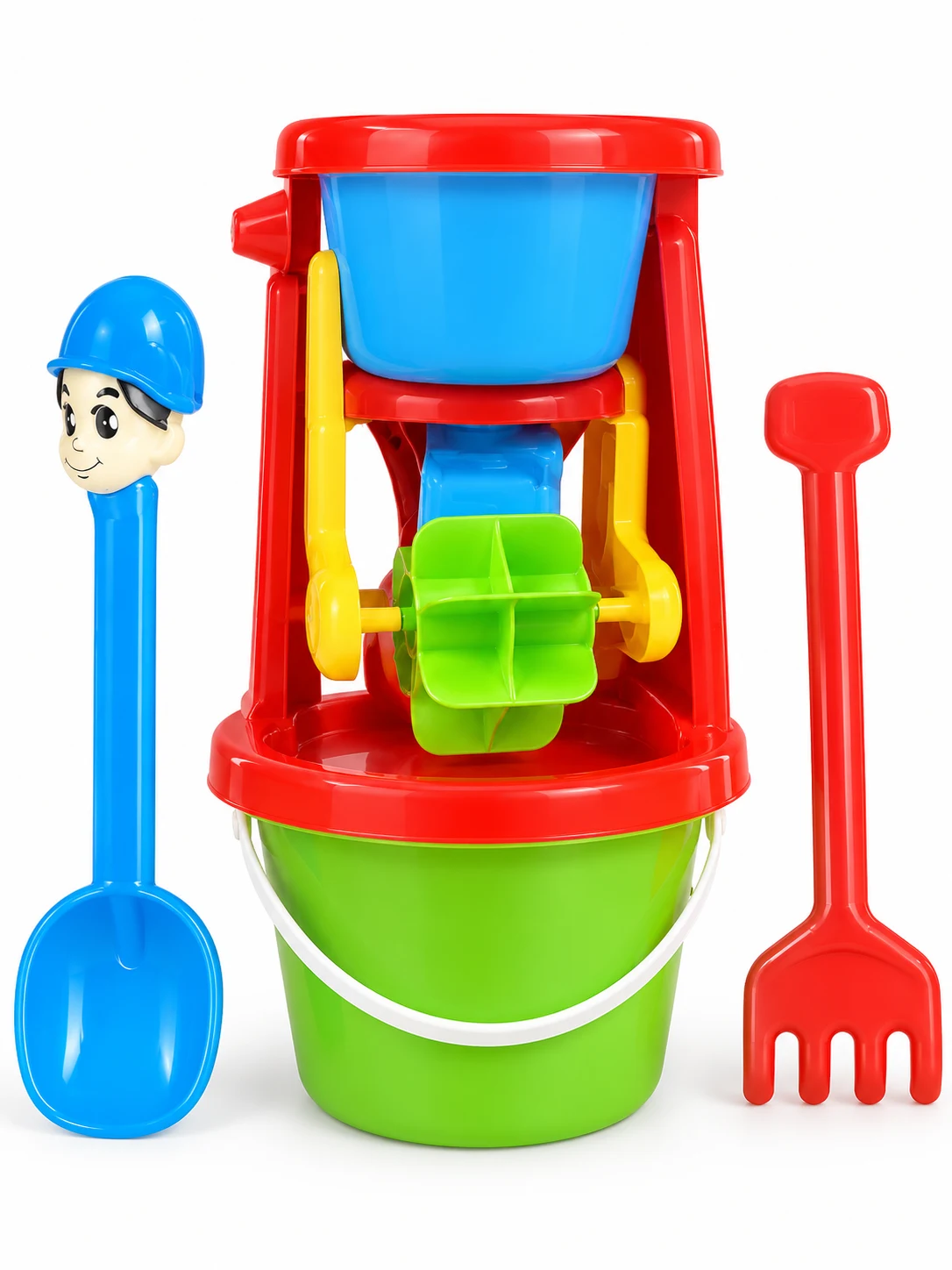 Kids’ Beach Bucket & Water Wheel Playset