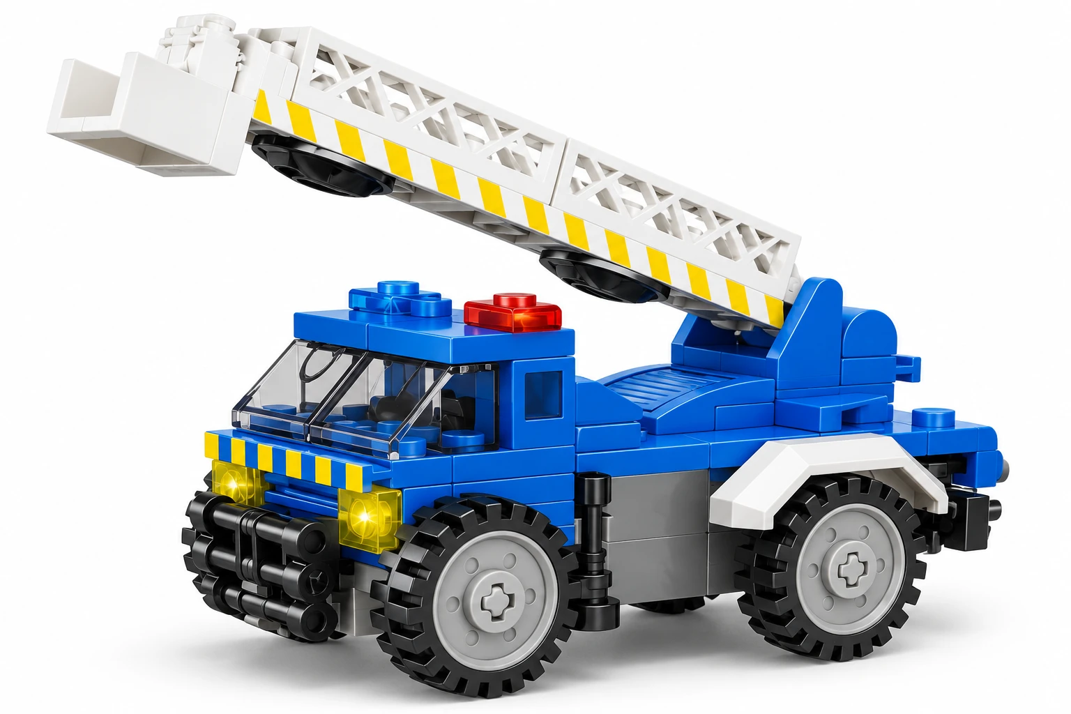 Ladder Rescue Truck Building Set – 130 Pieces