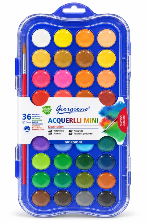 Giorgione Acquerelli Mini 36 Watercolor Palette-1.png